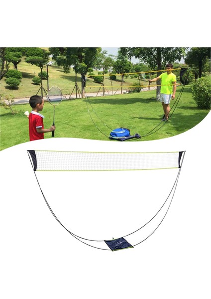 Pickleball Açık/kapalı Avlu Için Katlanabilir Taşınabilir Badminton Net Katlama (Yurt Dışından)