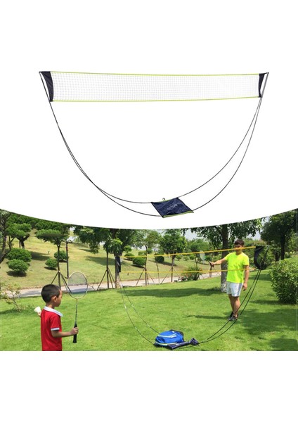 Pickleball Açık/kapalı Avlu Için Katlanabilir Taşınabilir Badminton Net Katlama (Yurt Dışından)