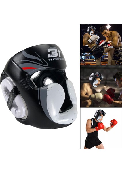 Head Gear Muaythai Güreş Kadın Erkekler Için Çıkarılabilir Teçhizat (Yurt Dışından)