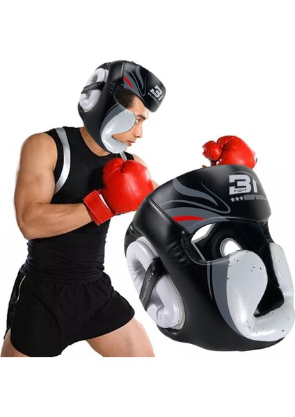 Head Gear Muaythai Güreş Kadın Erkekler Için Çıkarılabilir Teçhizat (Yurt Dışından)