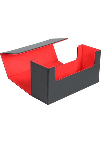 Premium Ticaret Kartı Güverte Kutusu Organizatör Depolama Sahibi Tcg Siyah Kırmızı Için 36+ Kart Kılıfı (Yurt Dışından) fırsatları