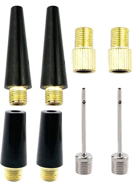 Bilyalı Nozul Adaptör Konnektörü El Pompası Bisiklet Aksesuarları Spor Futbolu 8 Adet (Yurt Dışından)