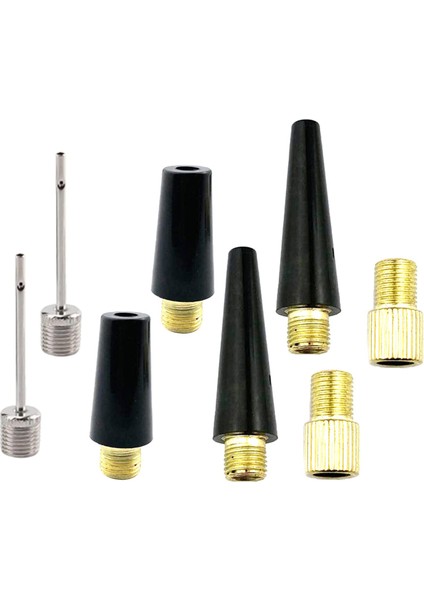 Bilyalı Nozul Adaptör Konnektörü El Pompası Bisiklet Aksesuarları Spor Futbolu 8 Adet (Yurt Dışından) fiyatları