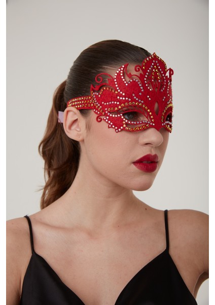 Kırmızı Lady Parti Maskesi fiyatları