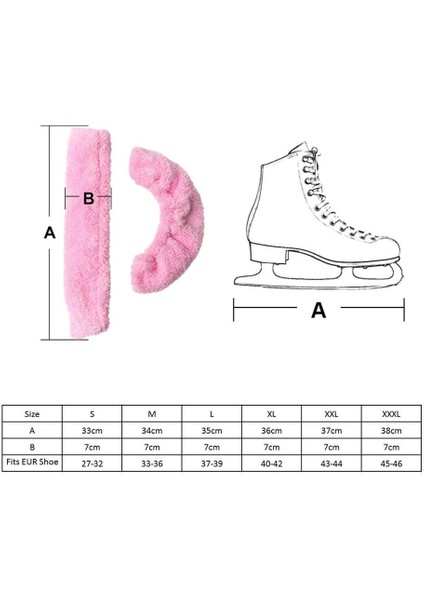 2 Çift Evrensel Buz Hokeyi Şekli Bıçağı Kapak Ceketi Emziricileri Koruyucular (Yurt Dışından)