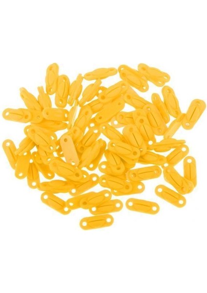 4X100 Pcs Badminton Raket Raket Gromets Gromets Gözetleri Dize Aksesuar Sarı S 4 Pcs (Yurt Dışından)