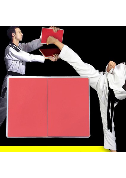 Dövüş Sanatları Için Taekwondo Karate Kurulu Dövüş Sanatları Eğitim Ekipmanı 10MM Kırmızı (Yurt Dışından)