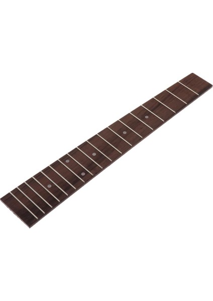 Rosewood 18 Frets Ukulele Kömülü Luthıer Aracak Yedek Parçaları Beyaz Dot (Yurt Dışından)