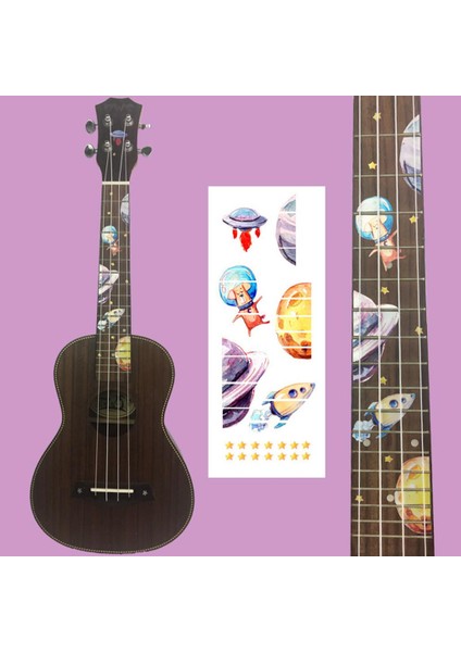 Ukulele Klavye Çıkartması 2 Adet (Yurt Dışından)