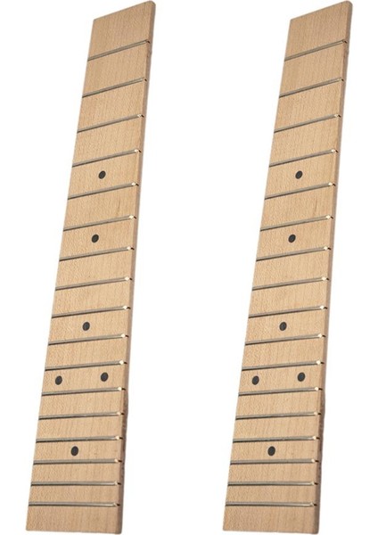 2 Pcs Akçaağaç 17 Frets Ukulele Küçük Luthıer Araç Yedek Aksesuar (Yurt Dışından)