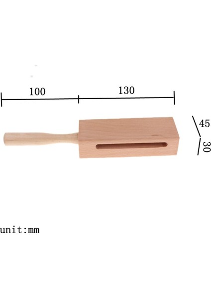 Elde Taşınmış Blok Clapper Çocuk Bebek Perküsyon Oyuncak 23 x 4. 5 x (Yurt Dışından)