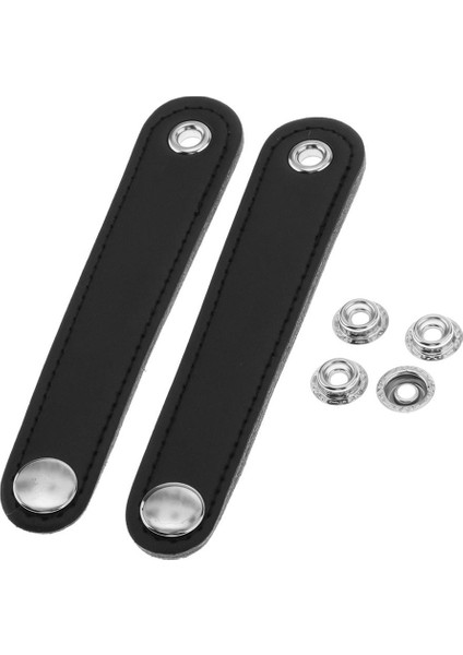 2 Adet Pu Deri Akordeon Tam Siyah Için Ayarlanabilir Sapanlar Toka 12 cm (Yurt Dışından) fiyatları