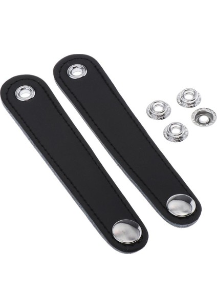 2 Adet Pu Deri Akordeon Tam Siyah Için Ayarlanabilir Sapanlar Toka 12 cm (Yurt Dışından) modelleri