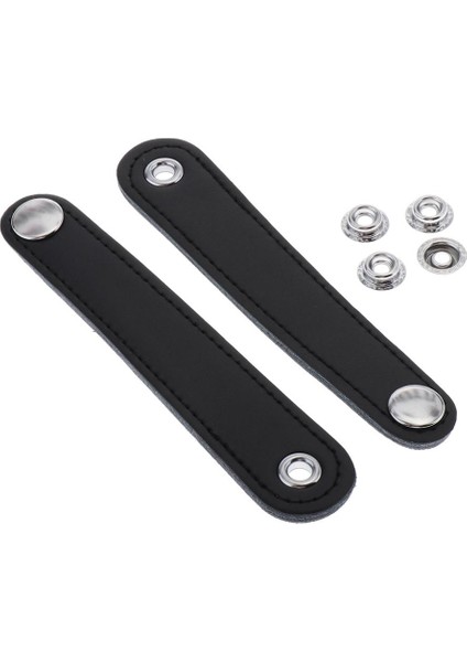 2 Adet Pu Deri Akordeon Tam Siyah Için Ayarlanabilir Sapanlar Toka 12 cm (Yurt Dışından) fırsatları