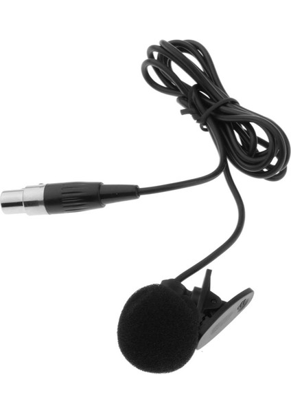 Mini Xlr 3 Pin Mikrofon Kondenser Kravat Klip Pc Kablosuz Verici Için Klip (Yurt Dışından)