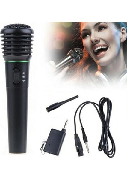 Dinamik Mikrofon Profesyonel Hareketli Bobin El Mic Mic Xlr Kablosu 1/4 "jack (Yurt Dışından)