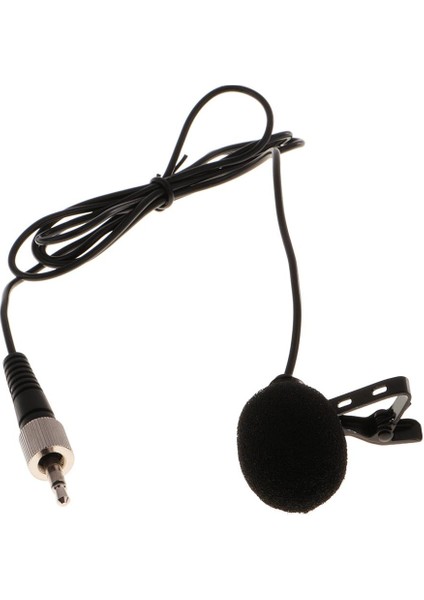 Sennheiser Black Için Mikrofon Mikrofonunda 3,5mm Lavalier Yaka Kravat Klibi (Yurt Dışından)