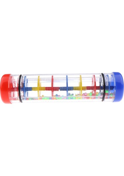 Taşınabilir Yağmur Yaper Yağmur Stick Tüp Shaker El Perküsyon Çocuklar Okul Öncesi Müzik Oyuncakları 20CM L (Yurt Dışından)