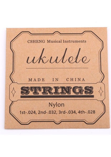 Ukulele Gitar Parçaları Aksesuarları Için Beyaz Naylon Ukulele Dizeleri (Yurt Dışından) indirimleri