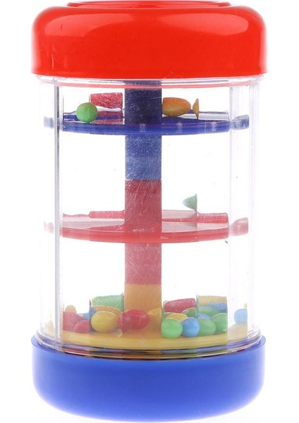 Yenilik Yağmur Yaper Yağmur Stick Hand Shaker Toddler Duyusal Geliştirme Oyuncak 3.54INCH M (Yurt Dışından)