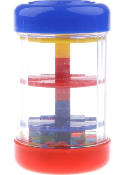 Yenilik Yağmur Yaper Yağmur Stick Hand Shaker Toddler Duyusal Geliştirme Oyuncak 3.54INCH M (Yurt Dışından)