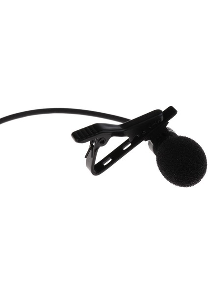 Plastik Klip Mikrofon 3.5mm Fiş Mic Cep Telefonu Pedi Röportaj Için Siyah (Yurt Dışından) modelleri