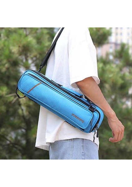 Flüt Torbası Yumuşak Taşınabilir Oxford Kumaş Su Geçirmez Flüt Aksesuarları Flüt Kasası Mavi (Yurt Dışından) modelleri