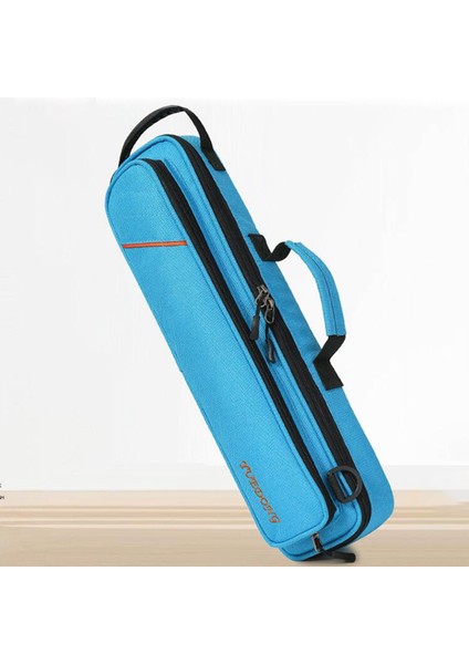 Flüt Torbası Yumuşak Taşınabilir Oxford Kumaş Su Geçirmez Flüt Aksesuarları Flüt Kasası Mavi (Yurt Dışından) fırsatları