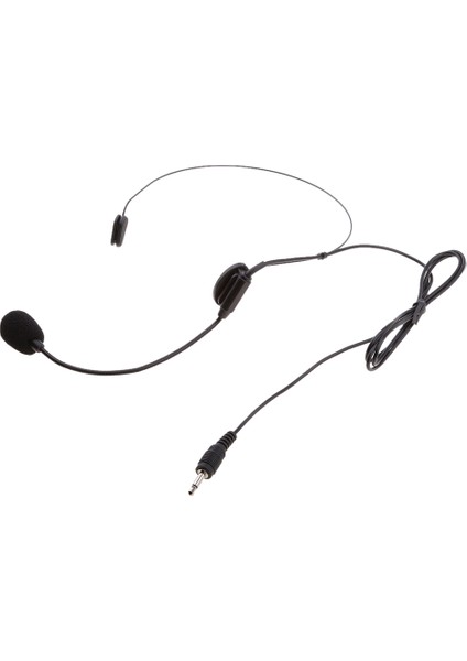3.5mm (1/8inch) Mono, Xlr 3pın, Xlr 4pin Earhook Yollu Baş Megafon Mikrofon Mikrofon Siyah - Siyah, 3,5mm Düz Açılı (Yurt Dışından)