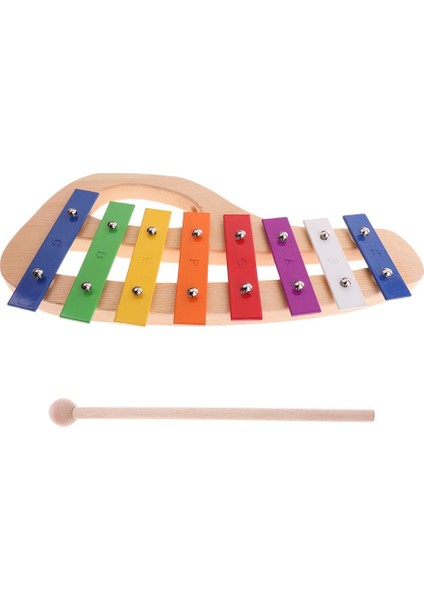 Çok Renkli 8 Notalar El Ksilofon Piyano Oyuncakları Çocuklar Müzik Oyuncakları Okul Öncesi (Yurt Dışından) indirimleri