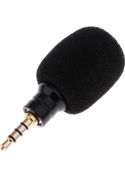 Çapı 3.5mm Mini Cep Telefonu Mikrofon Stereo Mic Sohbet Için Sohbet Siyah (Yurt Dışından) indirimleri