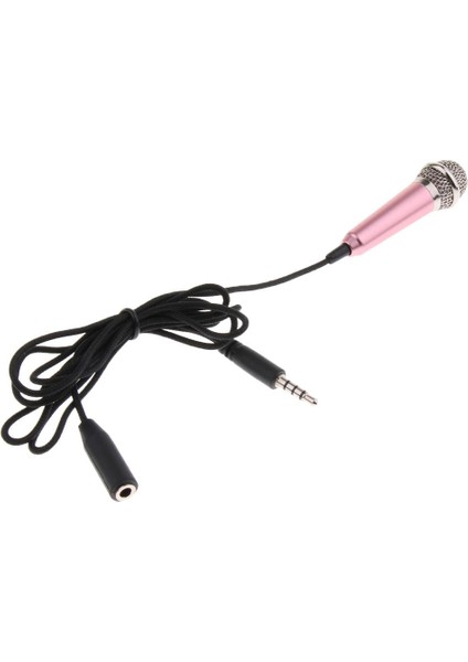 Taşınabilir 3.5mm Mini Mikrofon Mic W / Sohbet Kutusu Kılıfı Sohbet Singing Için (Yurt Dışından)