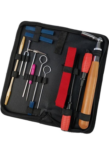13PCS Profesyonel Piyano Ayarlama Aracı Kit Tuner Depolama Torbası ile Set (Yurt Dışından)