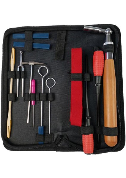 13PCS Profesyonel Piyano Ayarlama Aracı Kit Tuner Depolama Torbası ile Set (Yurt Dışından)