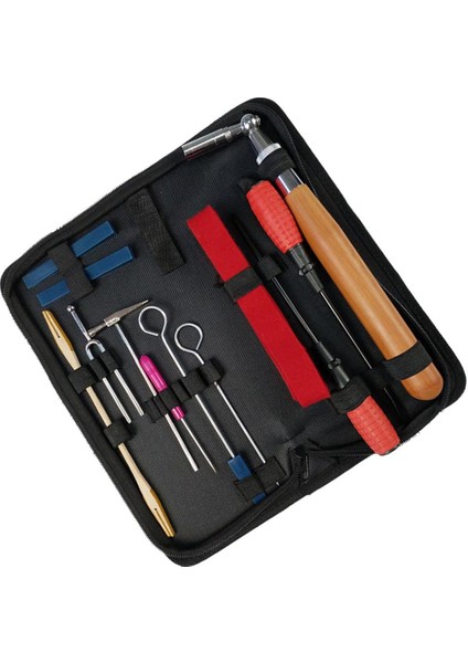 13PCS Profesyonel Piyano Ayarlama Aracı Kit Tuner Depolama Torbası ile Set (Yurt Dışından)