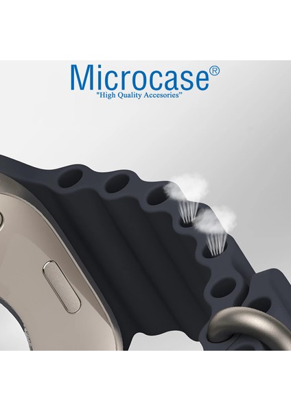 Apple Watch 38 mm / 40 mm / 41 mm Için Oluklu Silikon Kordon Kayış - KY72-1 modelleri