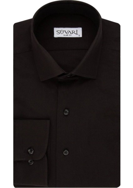 2 Li Sim Fit Düz Gömlek Seti Siyah Beyaz fiyatları