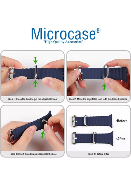 Apple Watch 42 mm / 44 mm / 45 mm / 49 mm Için Oluklu Silikon Kordon Kayış - KY72-2 fırsatları