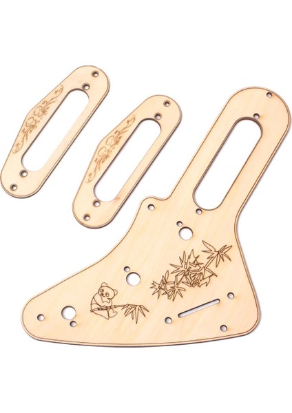 Akçaağaç Gitar Pickguard Tek Bobin Pikap Montaj Halkası Için St Aksesuar (Yurt Dışından)