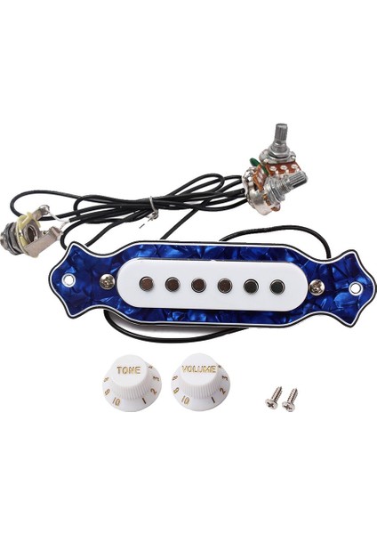 Elektro Gitar Tek Ses Deliği Manyetik Toplama ile Ses ve Mavi (Yurt Dışından)