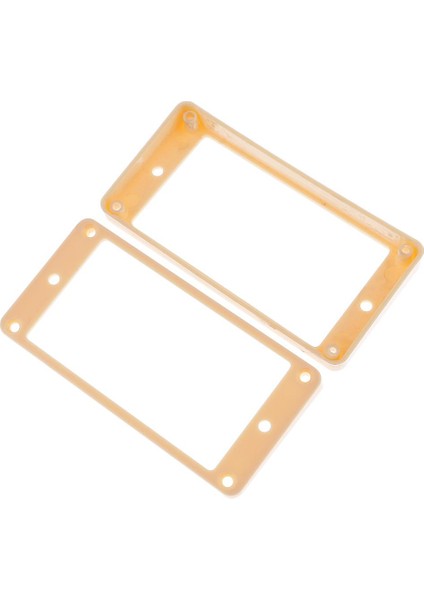 2x Humbucker Pikaps Çerçeveleri Montaj Yüzükler Lp Elektro Gitar Parça Kremi Için (Yurt Dışından) fırsatları