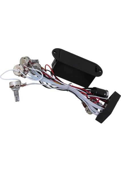 3 Bant Aktif Gitar Bas Eq Preamp Devre W / 9V Pikap Pil Kapak Kılıfı (Yurt Dışından)