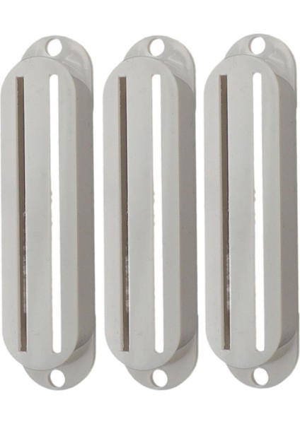 Çift Sıcak Demiryolu Pikap Kapakları 3 Adet / Takım Için Tl Elektrik Gitar Aksesuarı Beyaz (Yurt Dışından)