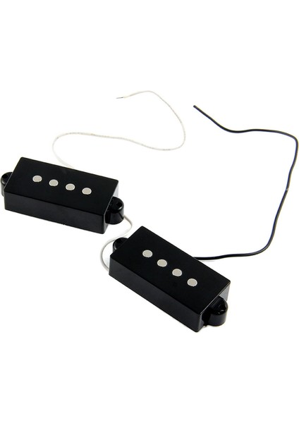 2 Parça 4-String Pb Bas Gitar Parçaları Için Gürültüsüz Açık Stil Pikap (Yurt Dışından)