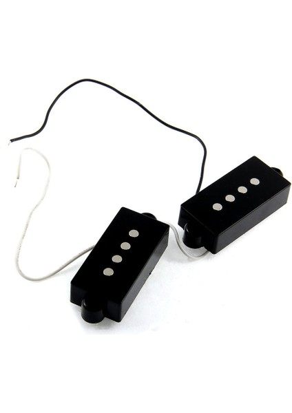 2 Parça 4-String Pb Bas Gitar Parçaları Için Gürültüsüz Açık Stil Pikap (Yurt Dışından)