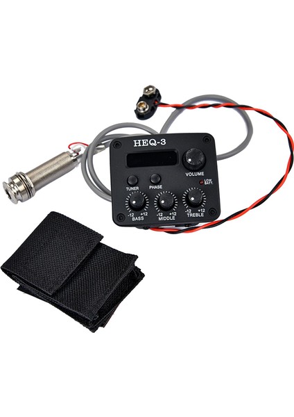 Akustik Gitar Pikaps 3-Bantlar Ekolayzer Tuner Preamp Piezo Pikaps (Yurt Dışından)