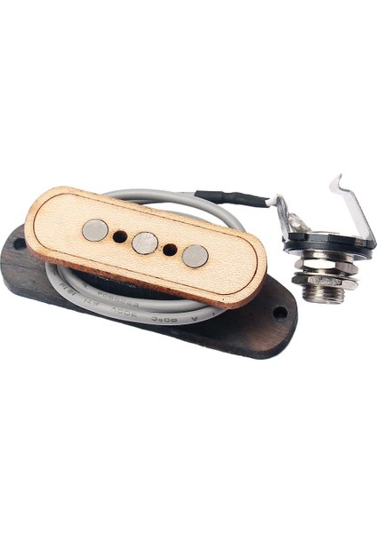1x 3 Dize Puro Kutusu Gitar Pikap ile Giriş Ahşap Bobin Gitar Parçaları (Yurt Dışından)