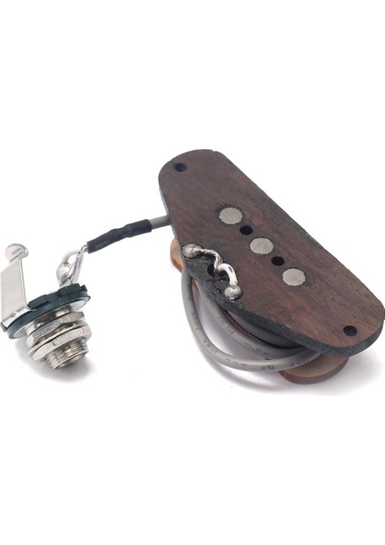 1x 3 Dize Puro Kutusu Gitar Pikap ile Giriş Ahşap Bobin Gitar Parçaları (Yurt Dışından)