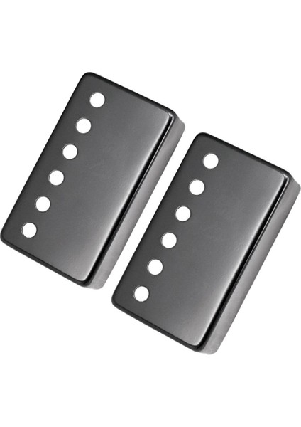 2x Gitar Humbucker Çift Bobin Alma Kapağı, Hafif ve - Siyah (Yurt Dışından)