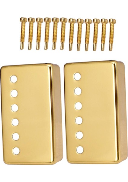 Humbucker Pikap Pikap Kelepçeli Vidalar ile Elektro Gitar Için Kapakları Altın (Yurt Dışından) modelleri